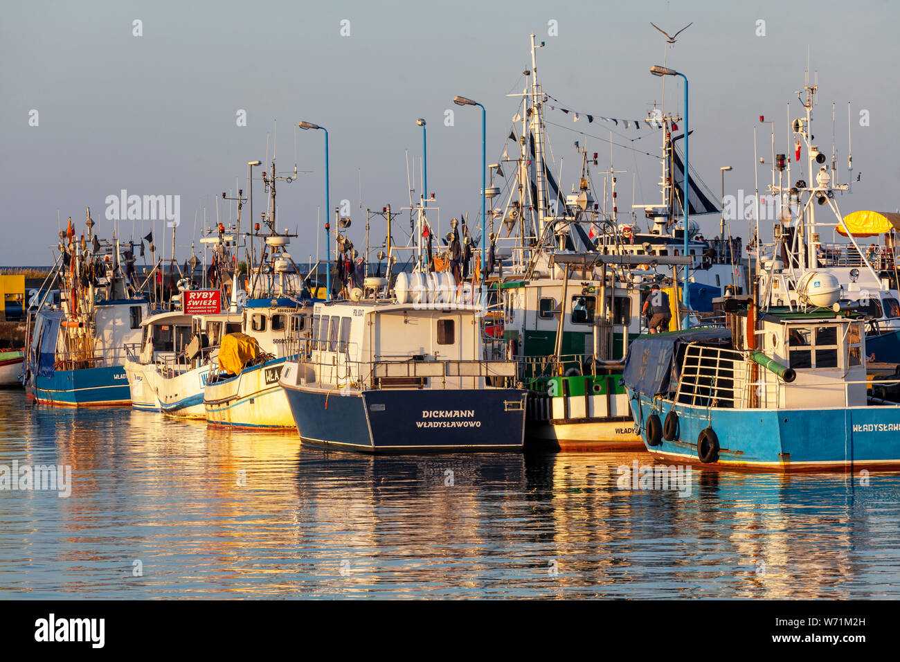 Wladyslawowo, fishing port, Poland Stock Photo