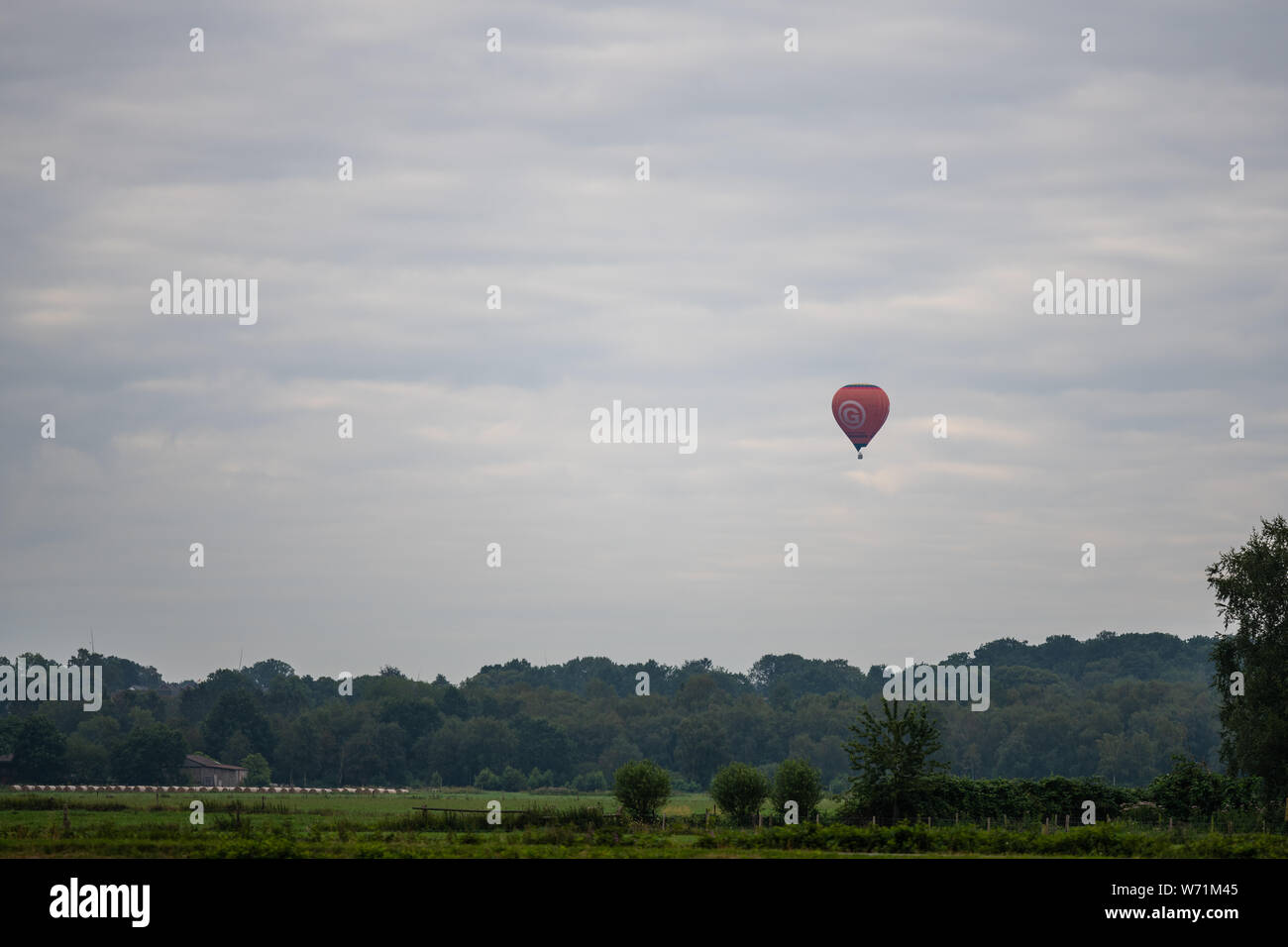 a  balloon coming from groningen Stock Photo