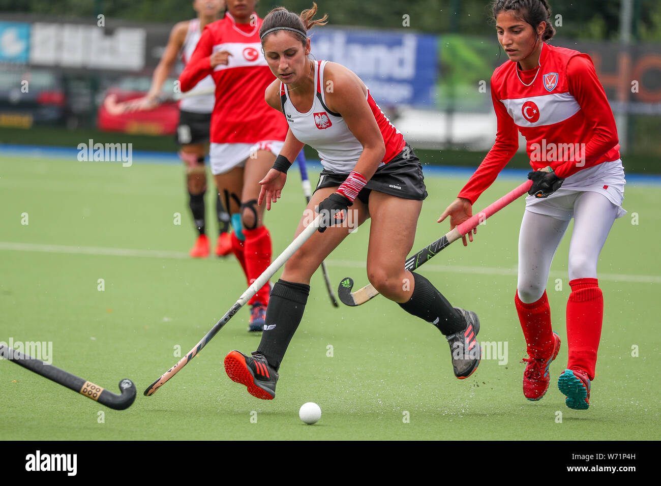 Glasgow, UK. 4th July 2019. The Women's EuroHockey Championship II is