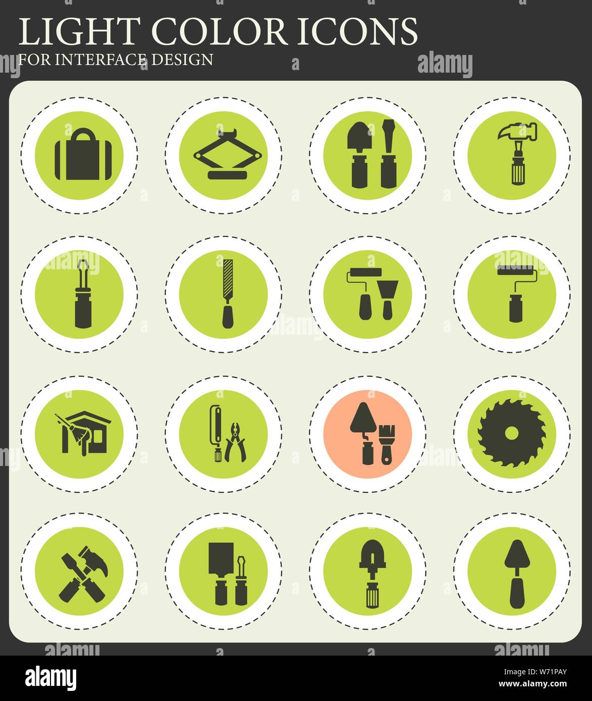 Work tools icons set Stock Vector Image & Art - Alamy