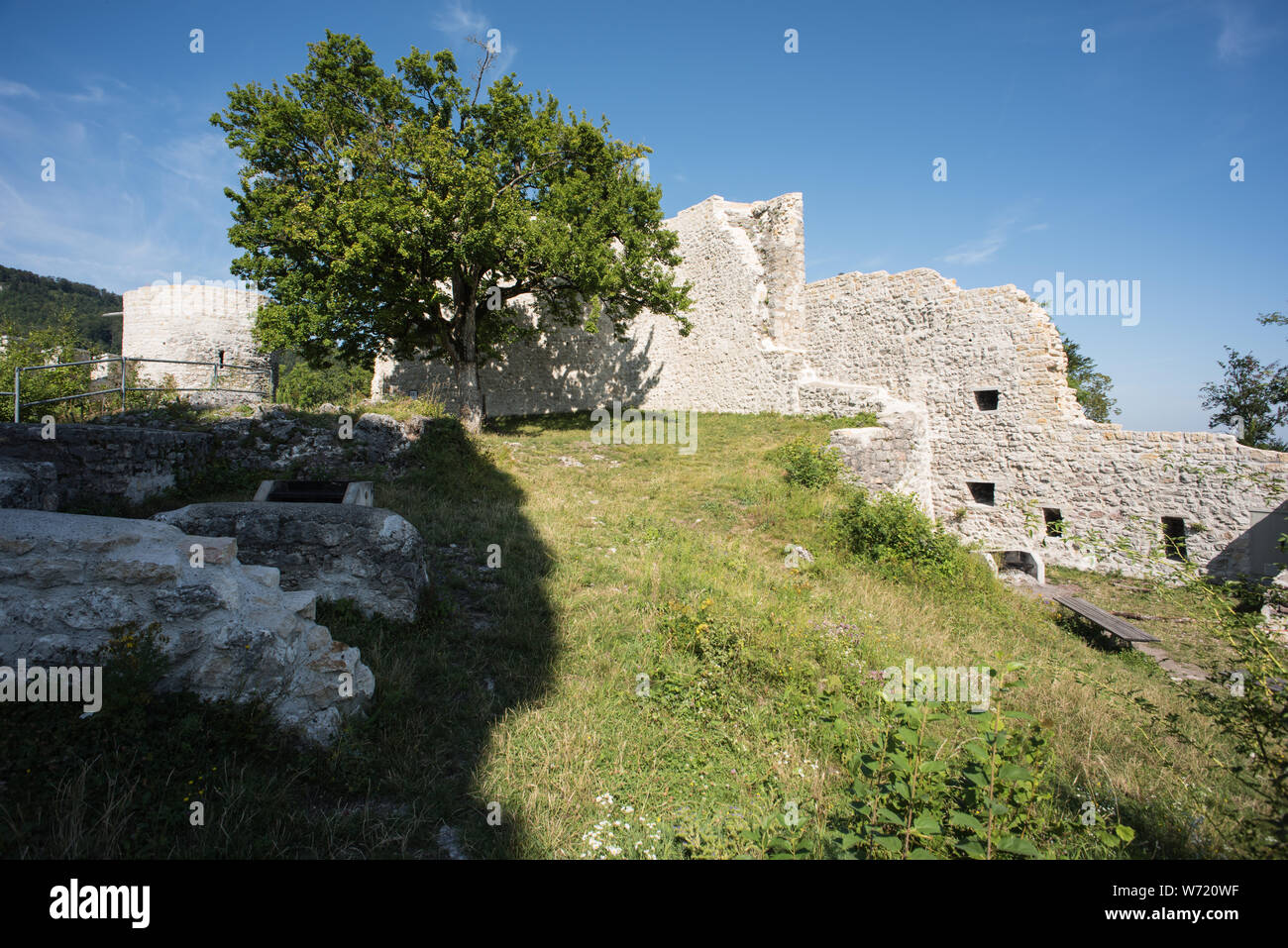 ruine pfeffingen in canton basel-landschaft, switzerland. beautiful ...