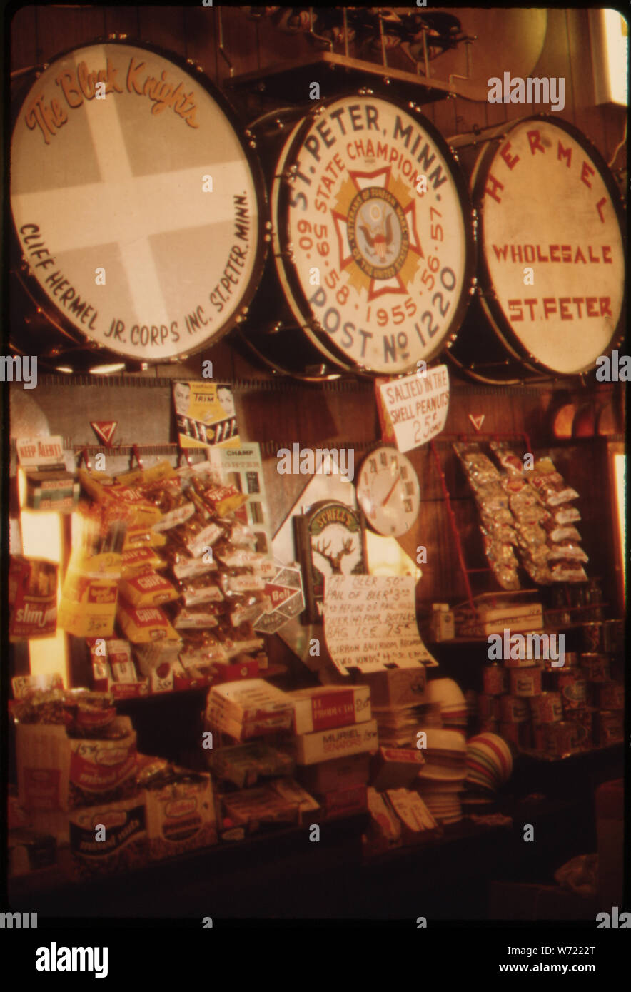 CLOSEUP OF A PORTION OF THE GIBBON BALLROOM AT GIBBON MINNESOTA, 20
