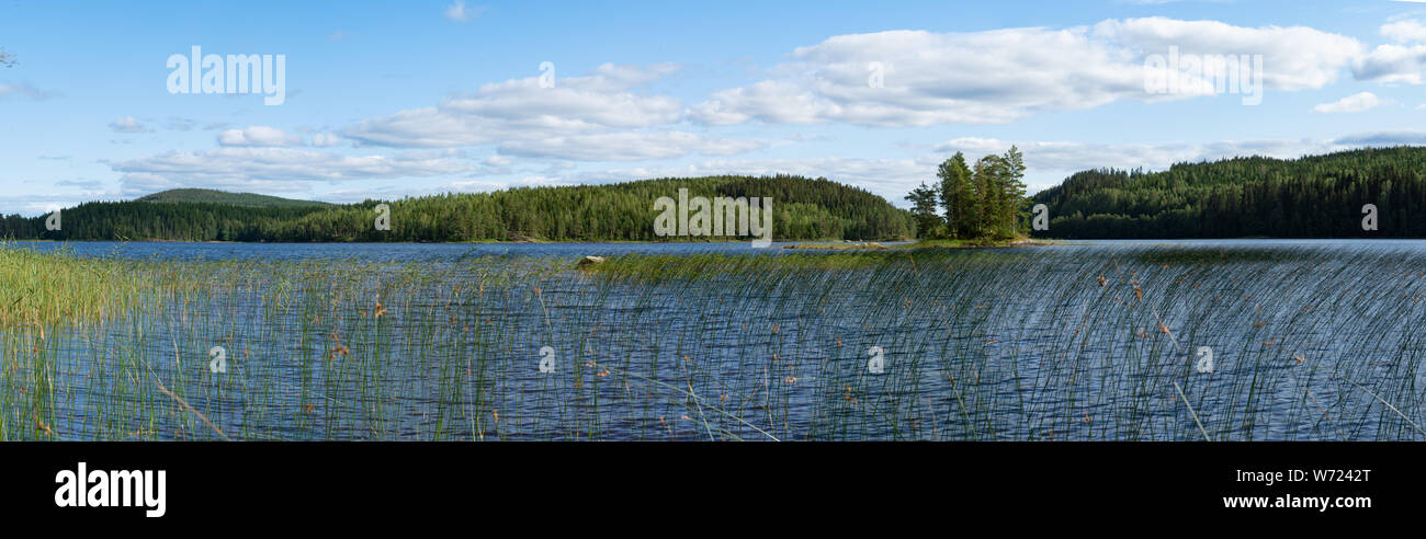 Mögreven lake from Storön island, Värmland, Sweden Stock Photo