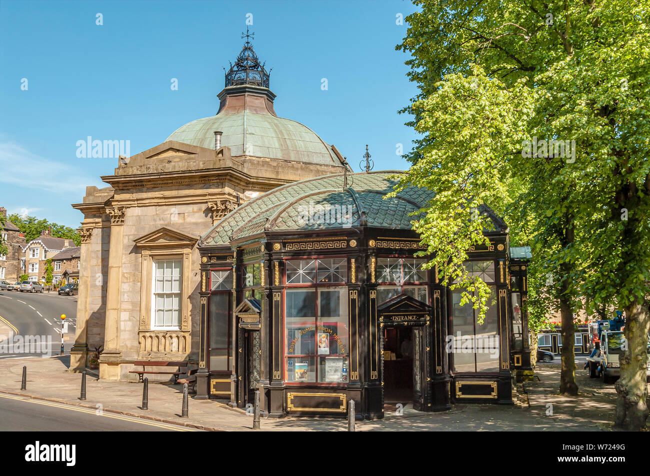 Royal Pump Room in Harrogate a spa town in North Yorkshire, England Stock Photo