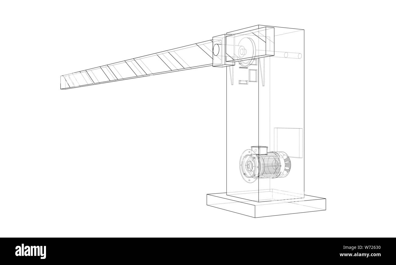 Outline Barrier gate. Vector Stock Vector Image & Art Alamy