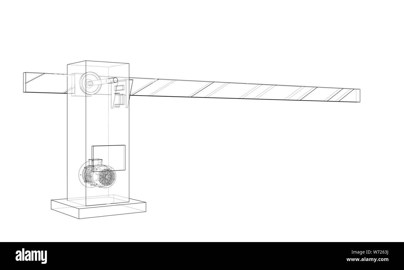 Outline Barrier gate. Vector Stock Vector Image & Art Alamy