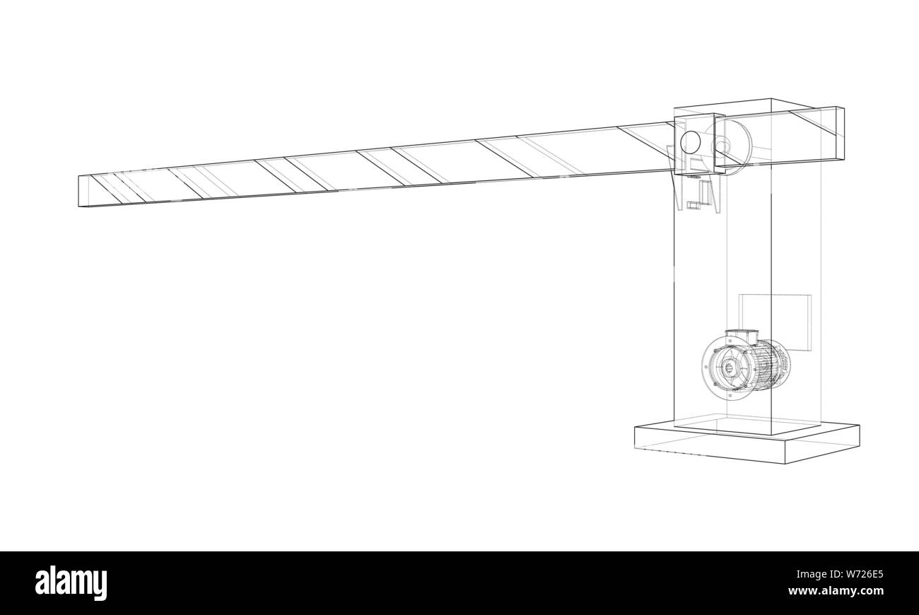 Outline Barrier gate. Vector Stock Vector Image & Art Alamy