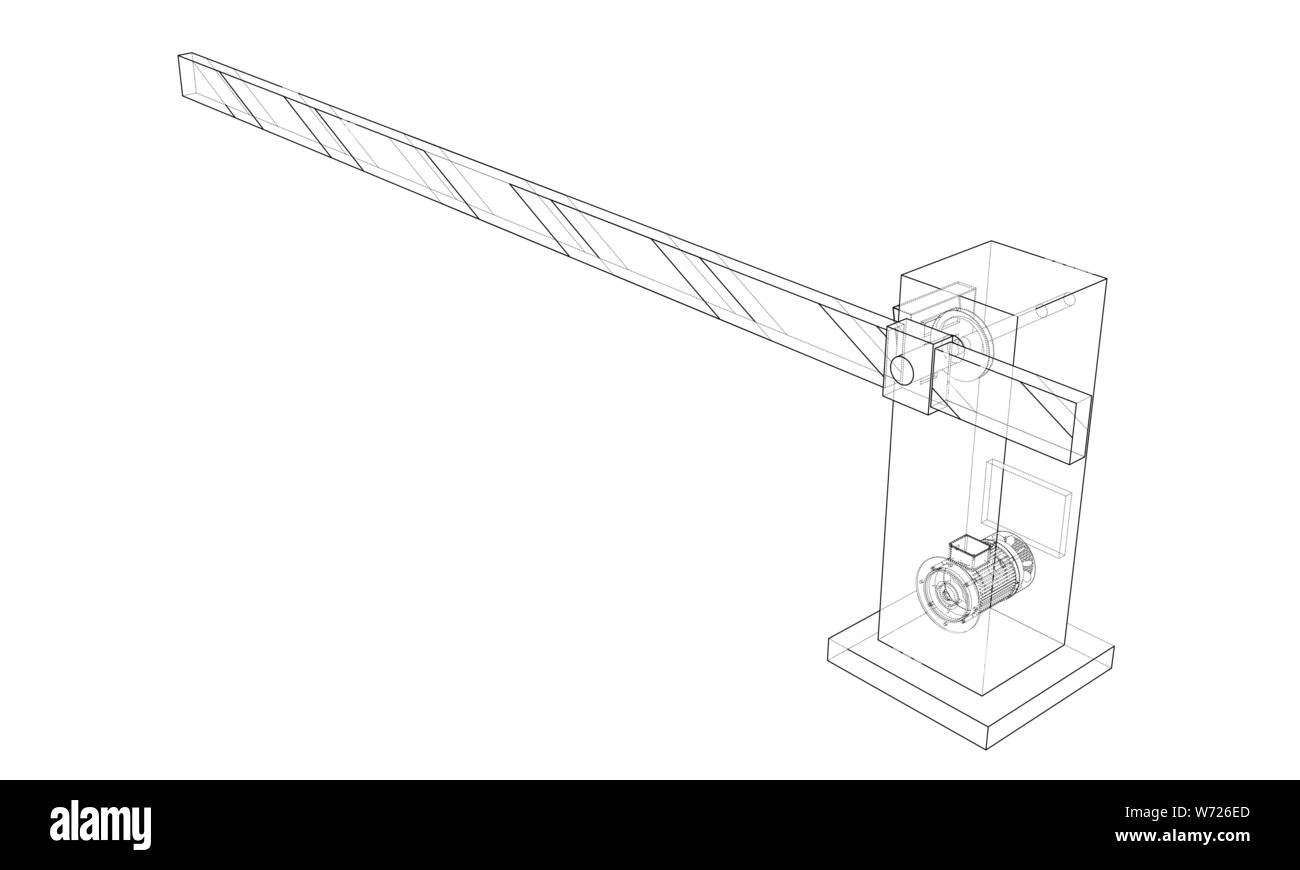 Outline Barrier gate. Vector Stock Vector Image & Art Alamy