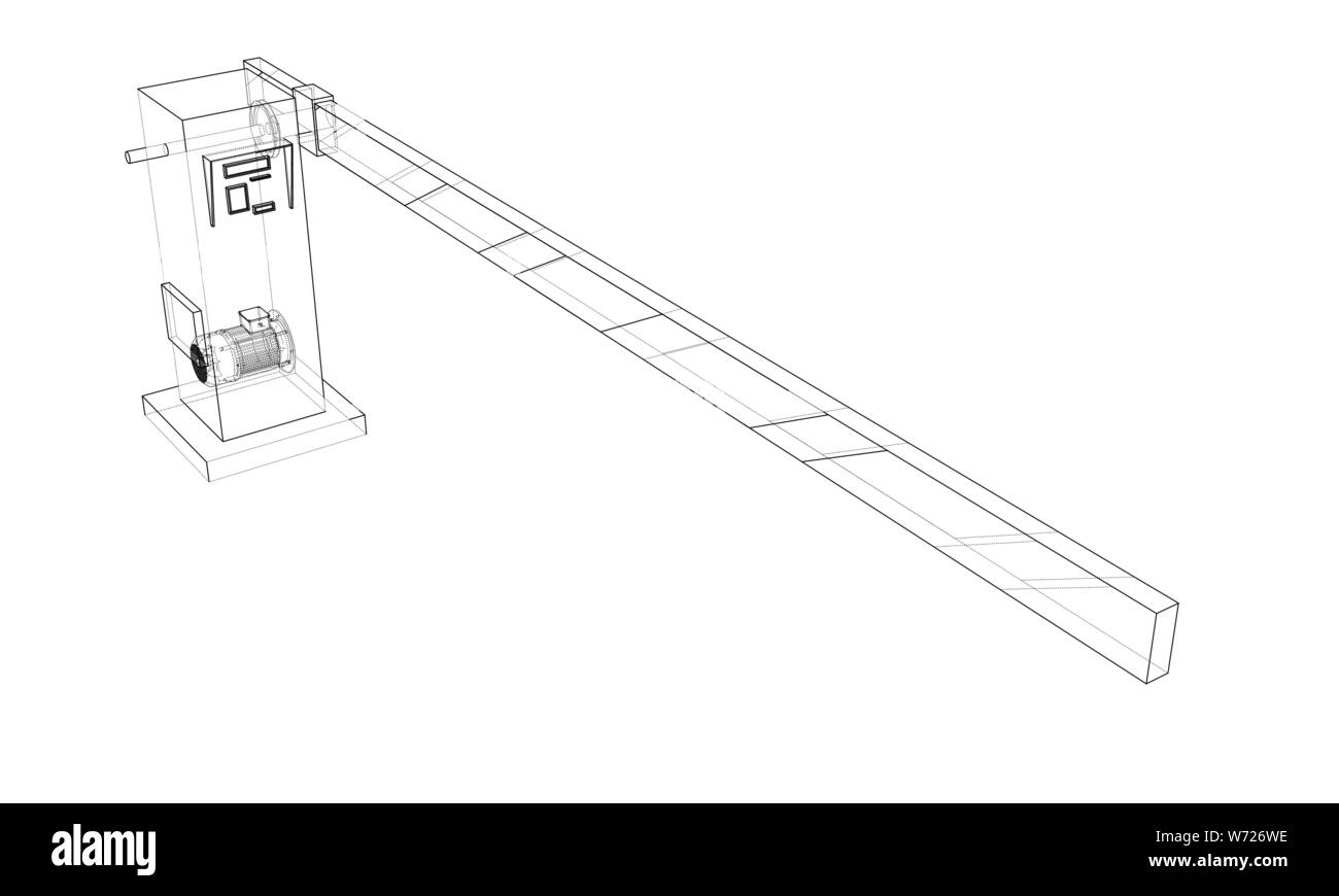 Outline Barrier gate. Vector Stock Vector Image & Art Alamy
