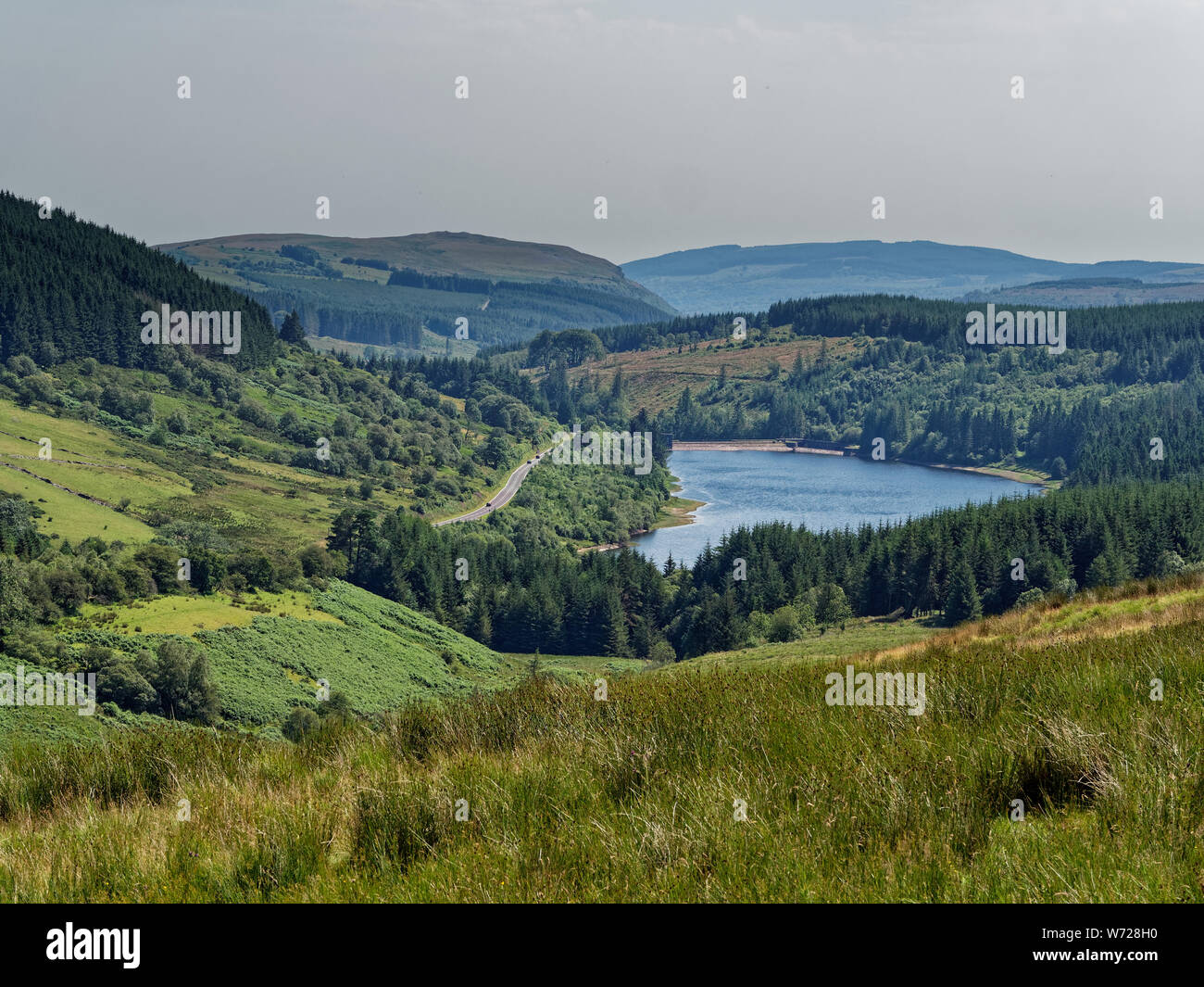 Brecon Beacons Landscape, UK Stock Photo