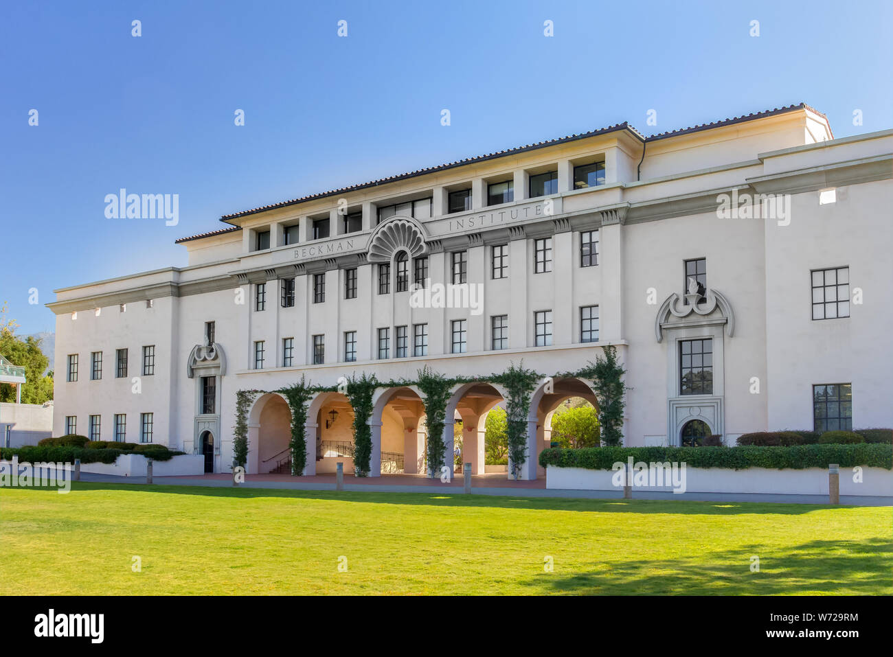 PASADENA, CA/USA - October 1: Beckman Institute on the California Institute of Technology. Caltech is a research university in Pasadena, CA and home t Stock Photo