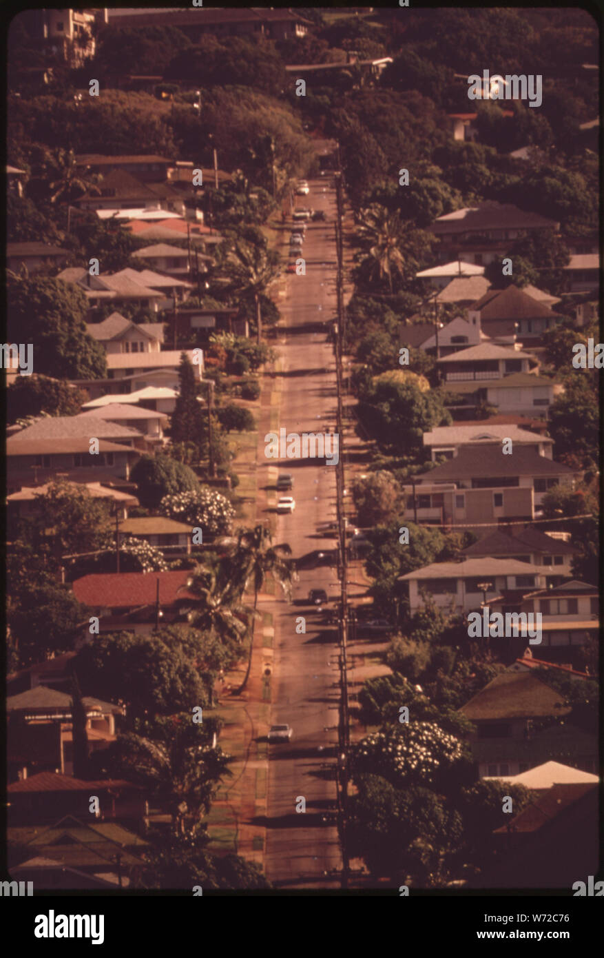 HILLSIDE HOMES ON HONOLULU'S EAST SIDE. STATE LAND USE LAWS HAVE BEEN