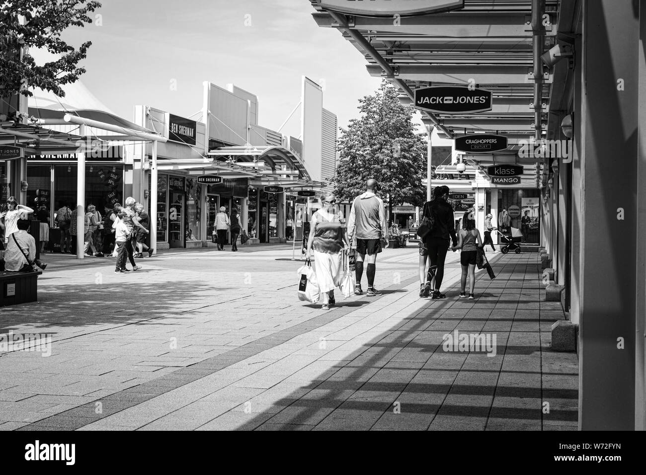 Freeport Retail Park Glasshoughton Stock Photo Alamy