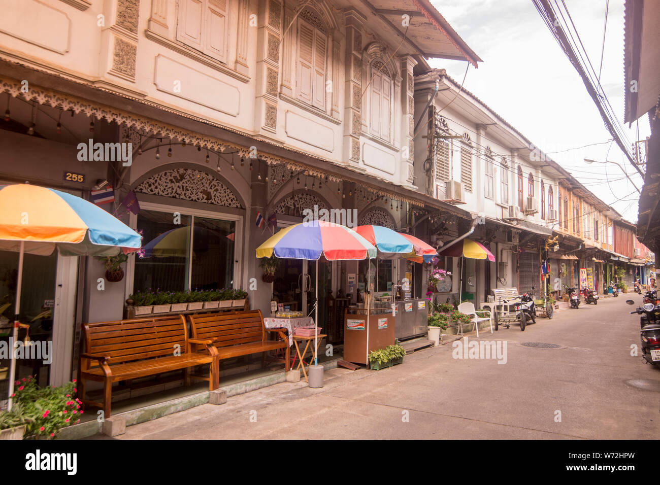 The Old Town At The Waterfront Of Chanthaboon On The Mae Nam The Old Town At The Waterfront Of Chanthaboon On The Mae Nam