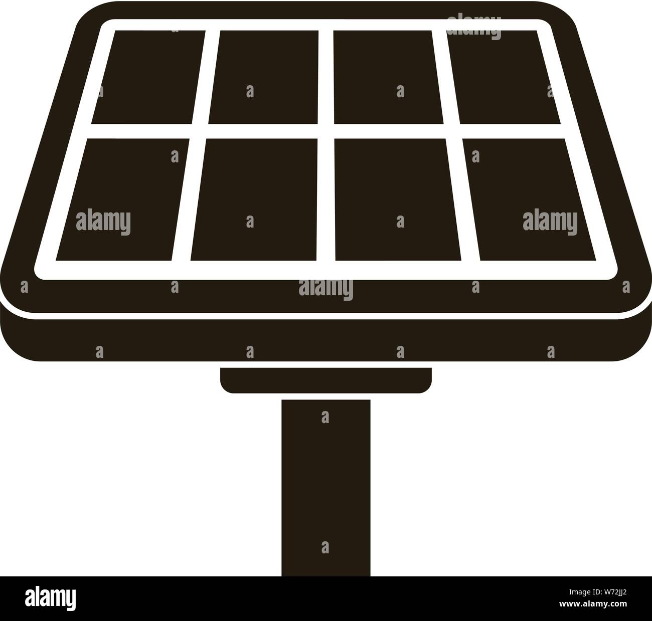 Solar panel icon. Simple illustration of solar panel vector icon for ...