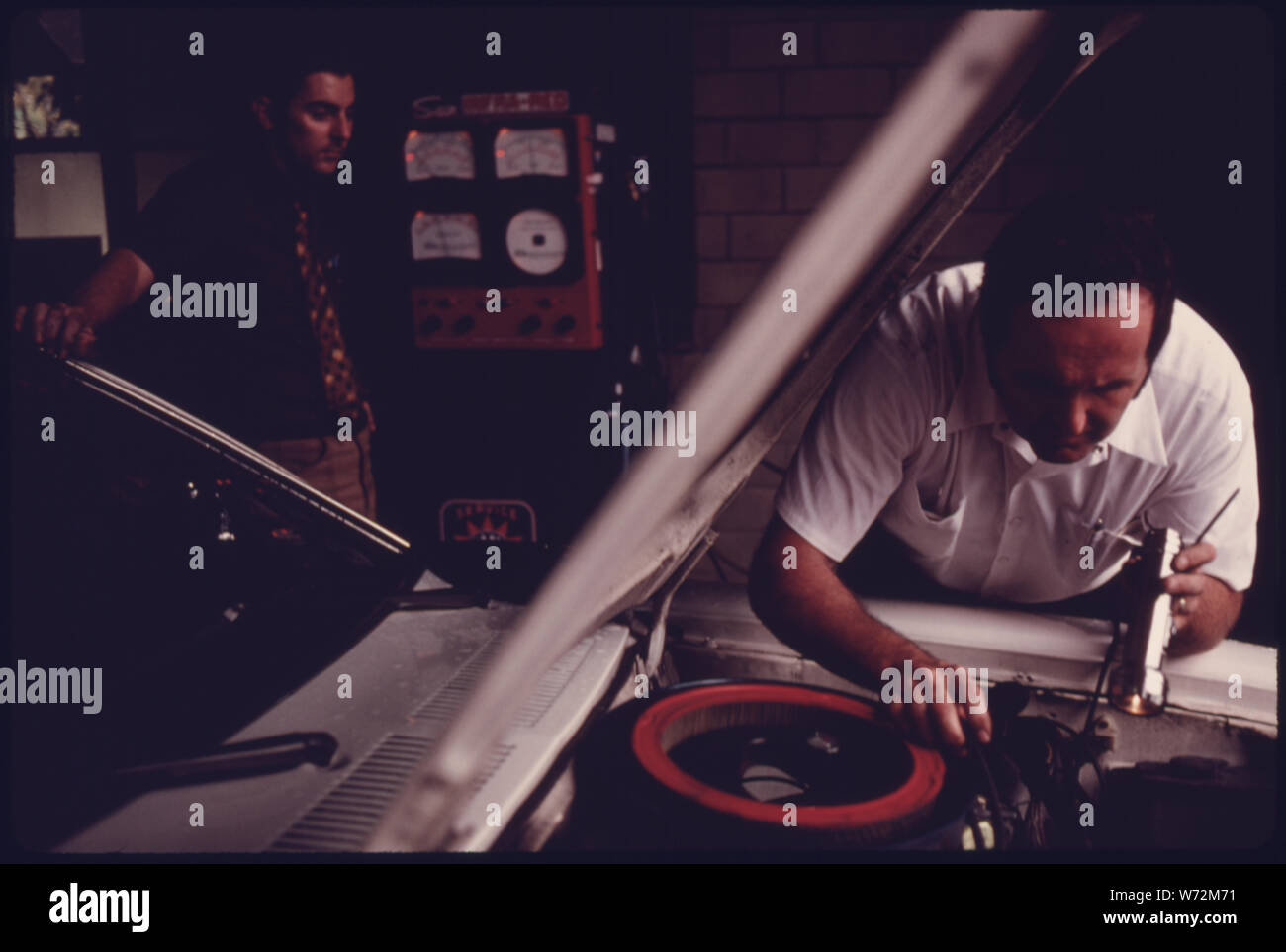 Car inspection sticker hi-res stock photography and images - Alamy