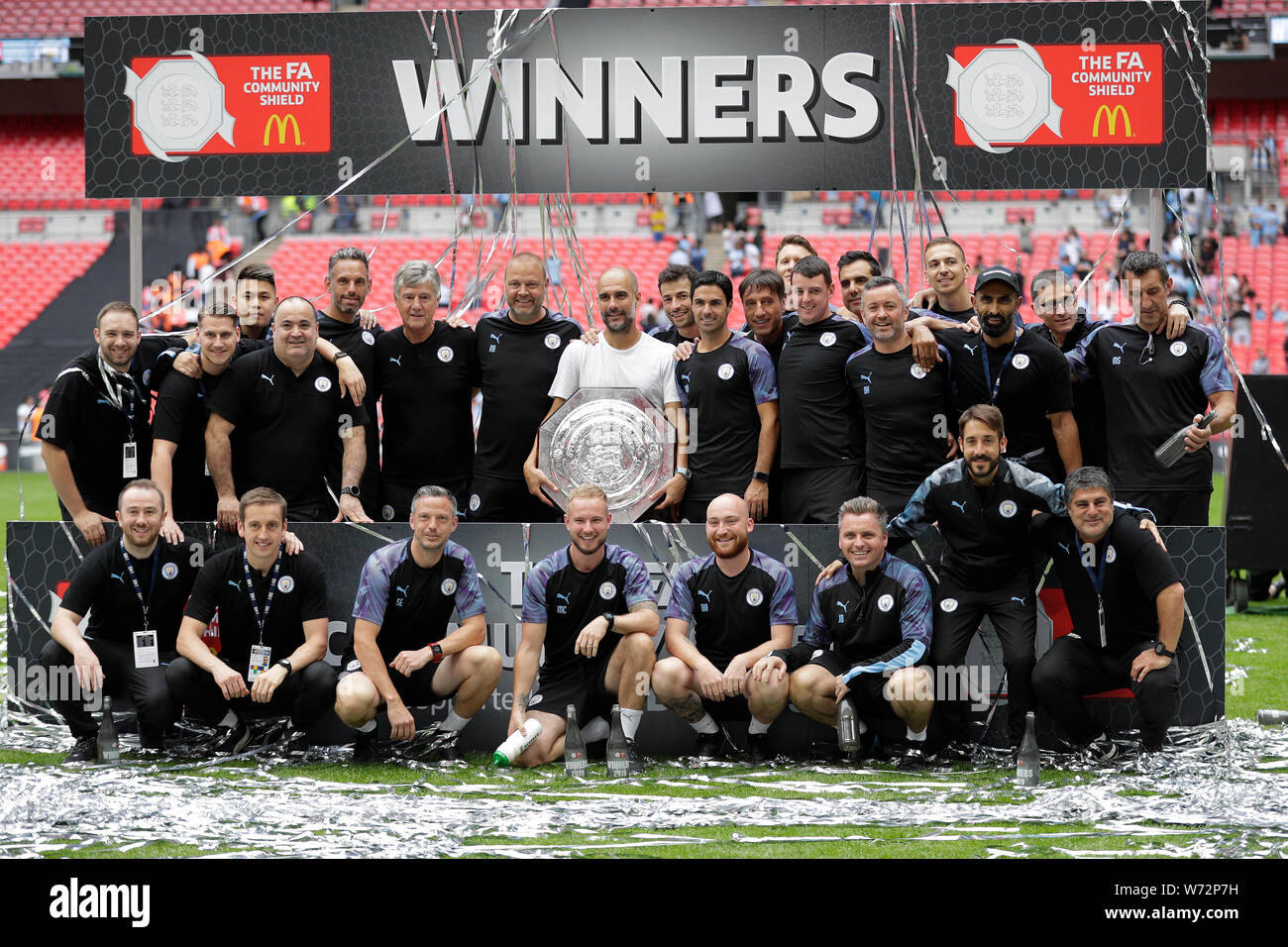 Community Shield Wembley Stadium, Wembley, UK. 4th Aug, 2019. FA Community Shield Final ...