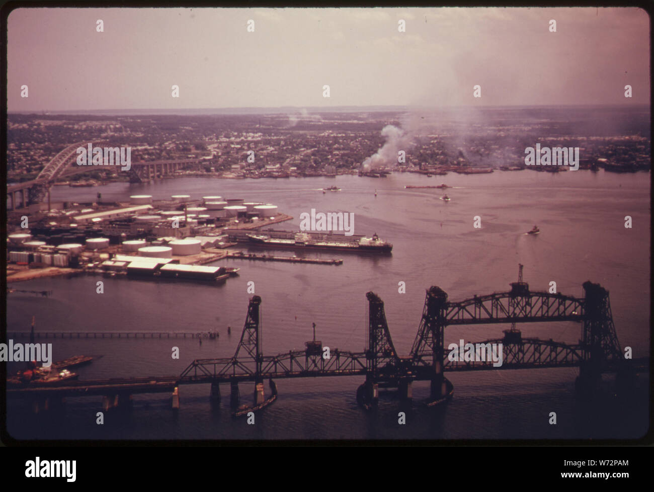 NEWARK BAY, NEW JERSEY. LANDS ADJACENT TO THE BIGHT, RIVERS FLOWING