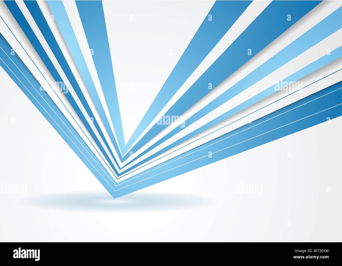 Abstract blue stripes concept corporate background. Vector design Stock ...