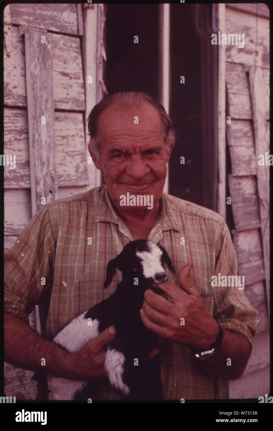 RESIDENT FROM THE AREA OF LEAKEY, TEXAS, AND SAN ANTONIO Stock Photo