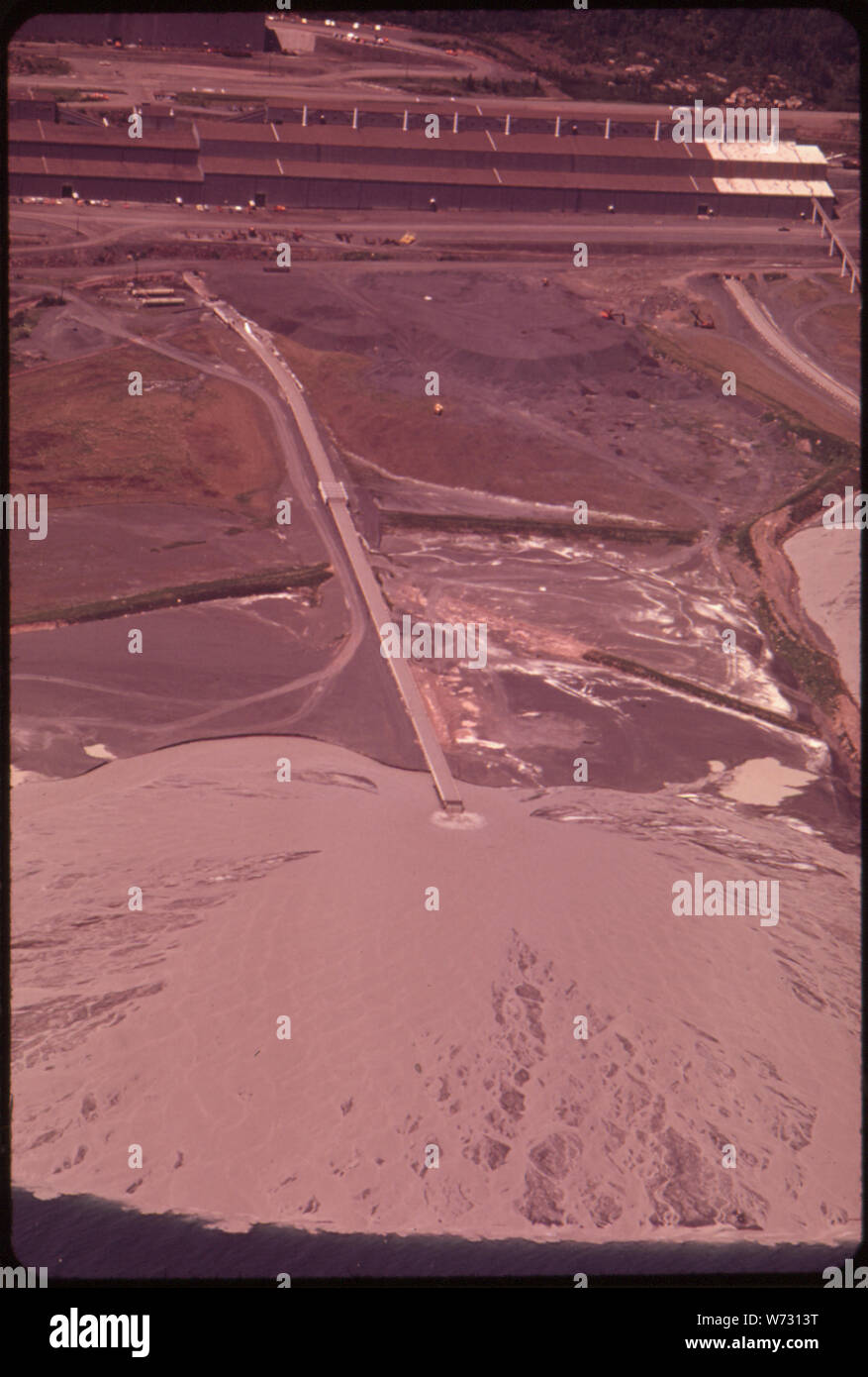 RESERVE MINING COMPANY'S TACONITE PLANT IN SILVER BAY. SOUTH CONVEYOR