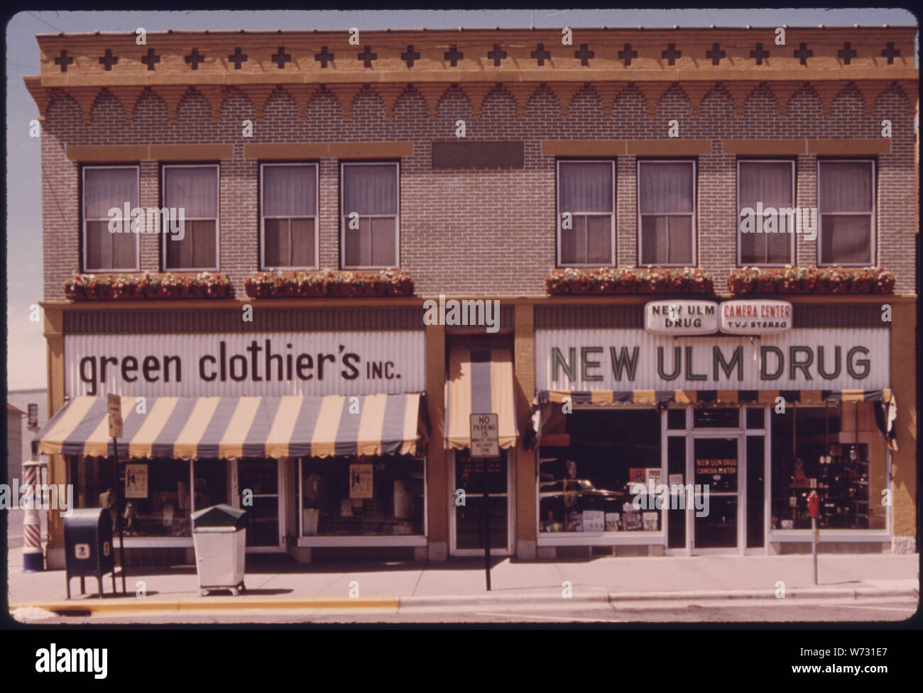 RESTORED OLDER BUILDING IN NEW ULM, MINNESOTA, ON MINNESOTA STREET