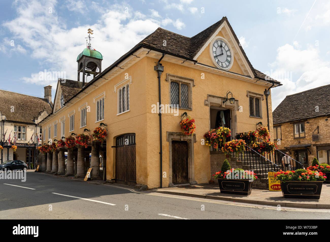 The Market House, Tetbury, Cotswolds, Gloucestershire, England, UK Stock Photo