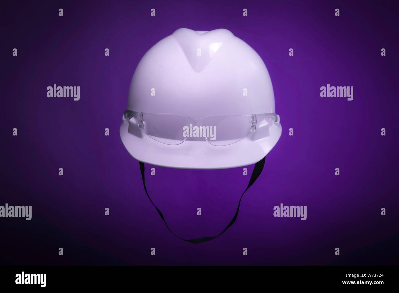 purple construction hard hats
