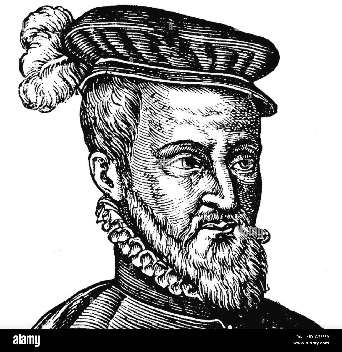 JOACHIM du BELLAY (c 1522-1560) French poet Stock Photo