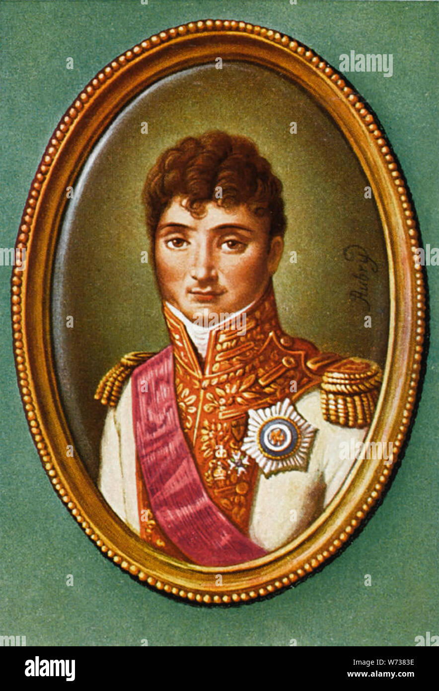 JÉRÔME BONAPARTE (1784-1860) King of Westphalia, youngest brother of Napoleon Stock Photo