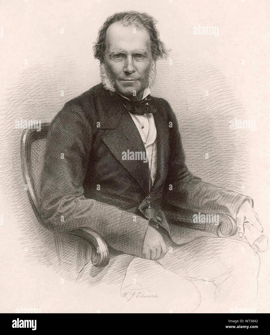 JAMES BROOKE (1803-1868) British soldier and Raj of Sarawak Stock Photo