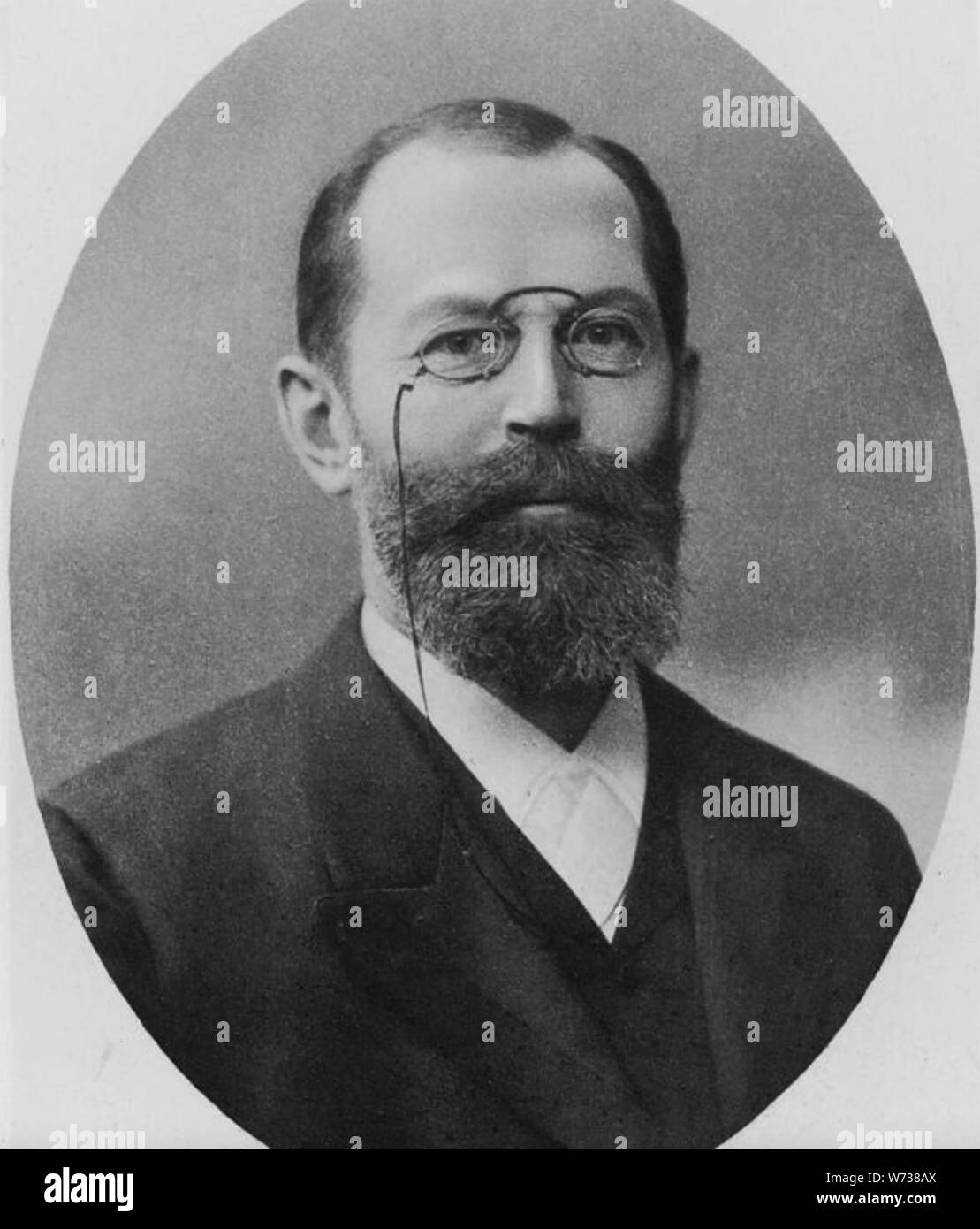 EMIL  FISCHER (1852-1919) German chemist Stock Photo