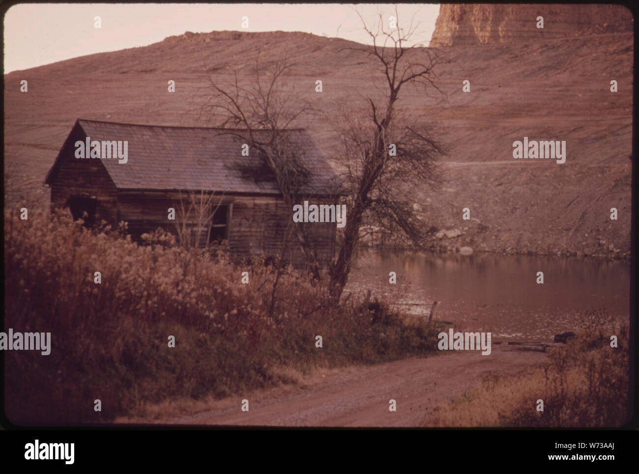 THIS ROAD ENDS AT THE SITE OF A HANNA COAL COMPANY STRIP MINE THE BODY