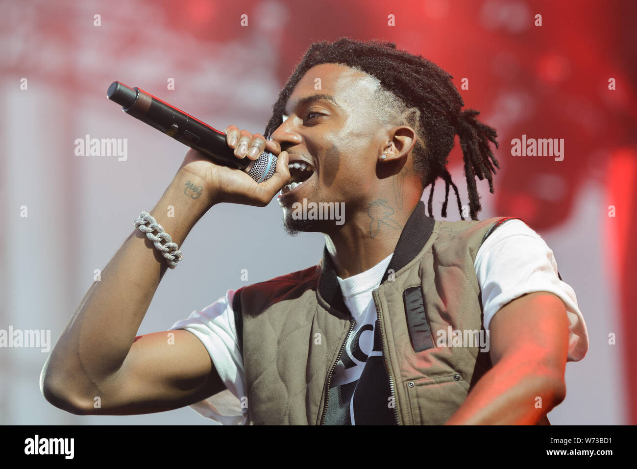 Playboi Carti performs at the Billboard Hot 100 Music Festival in Jones  Beach, New York on August 18, 2017 (Photo by Steven Ferdman/SIPA USA Stock  Photo - Alamy