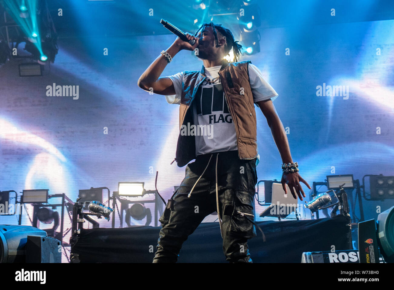 Playboi Carti performs at the Billboard Hot 100 Music Festival in Jones  Beach, New York on August 18, 2017 (Photo by Steven Ferdman/SIPA USA Stock  Photo - Alamy