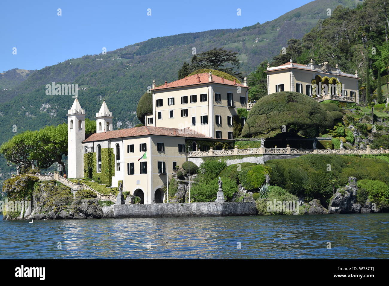 Villa del Balbianello, Lenno, Lake Como, Italy Stock Photo