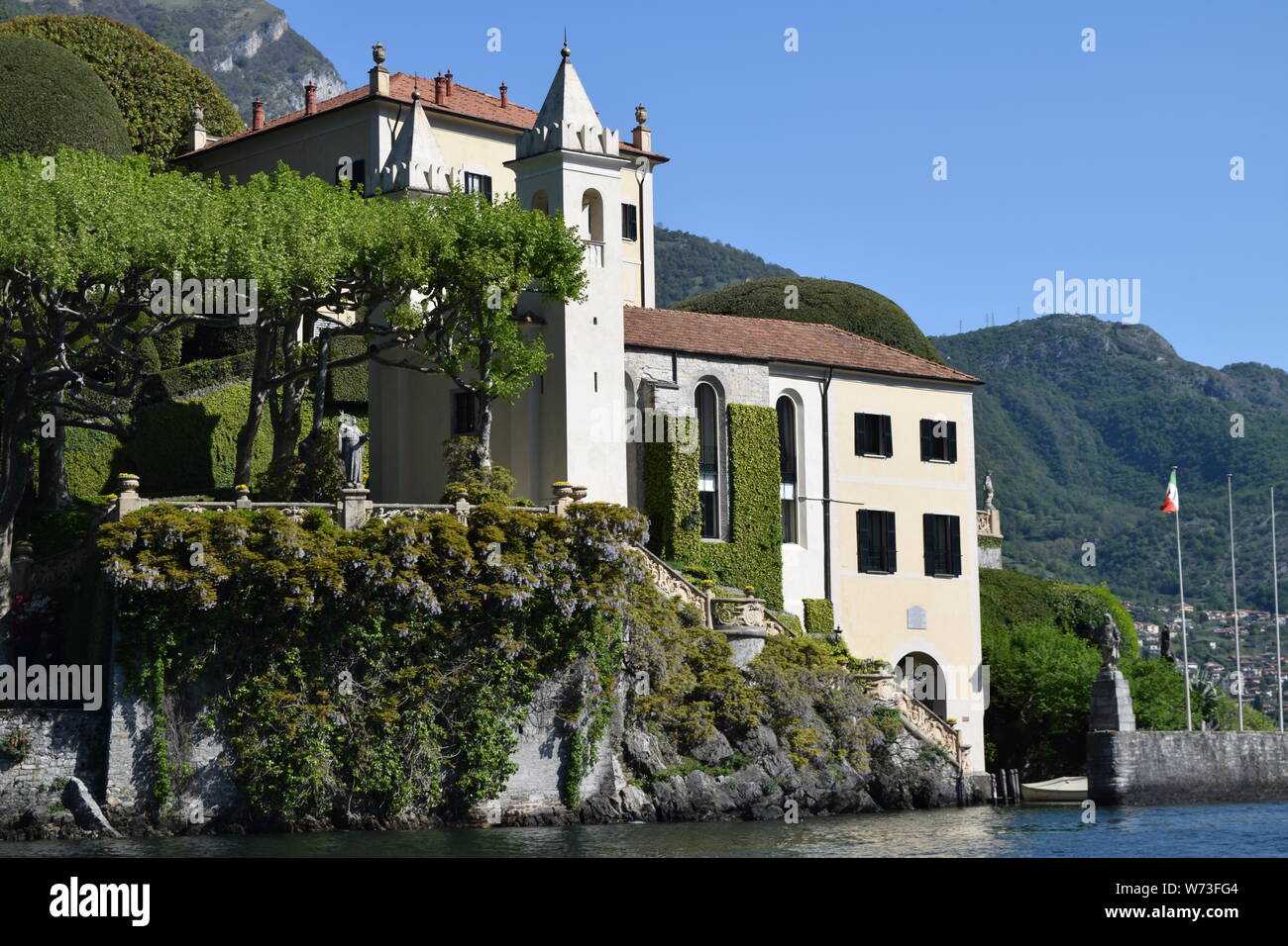 Villa del Balbianello Lake Como Italy 2019 Stock Photo