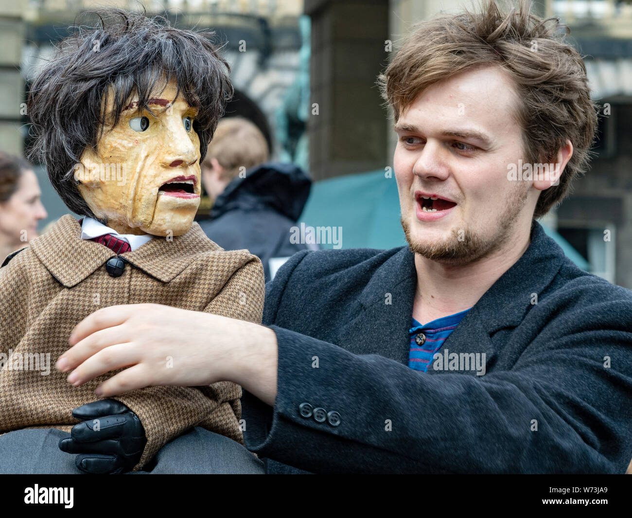 Edinburgh Festival 2019 The Royal Mile, Edinburgh, Scotland. UK Stock