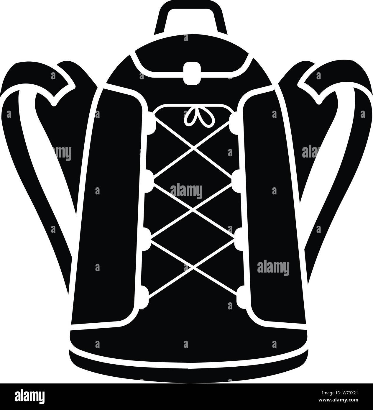 Retro backpack icon, simple style Stock Vector Image & Art - Alamy