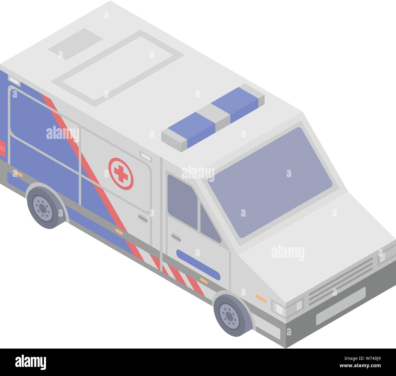 Ambulance car icon, isometric style Stock Vector Image & Art - Alamy