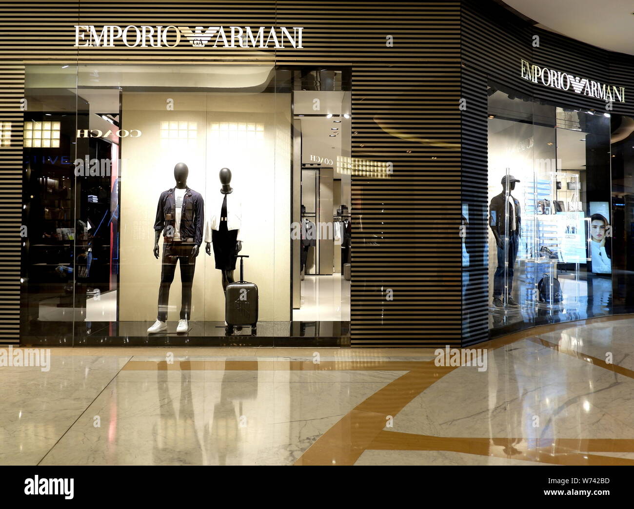 Kolkata, West Bengal, India. 4th Aug, 2019. Emporio Varmani store newly