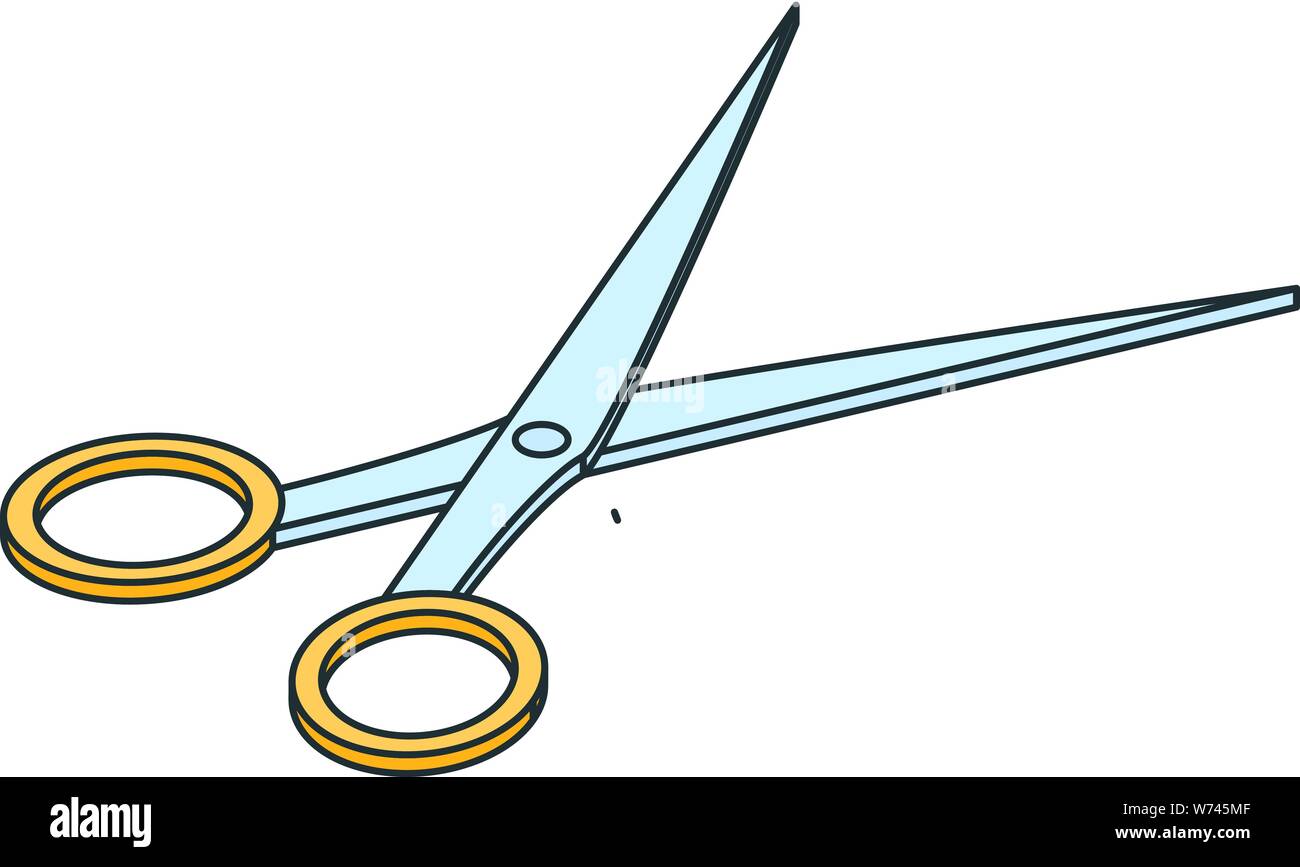 Metal scissors icon, isometric style Stock Vector Image & Art - Alamy
