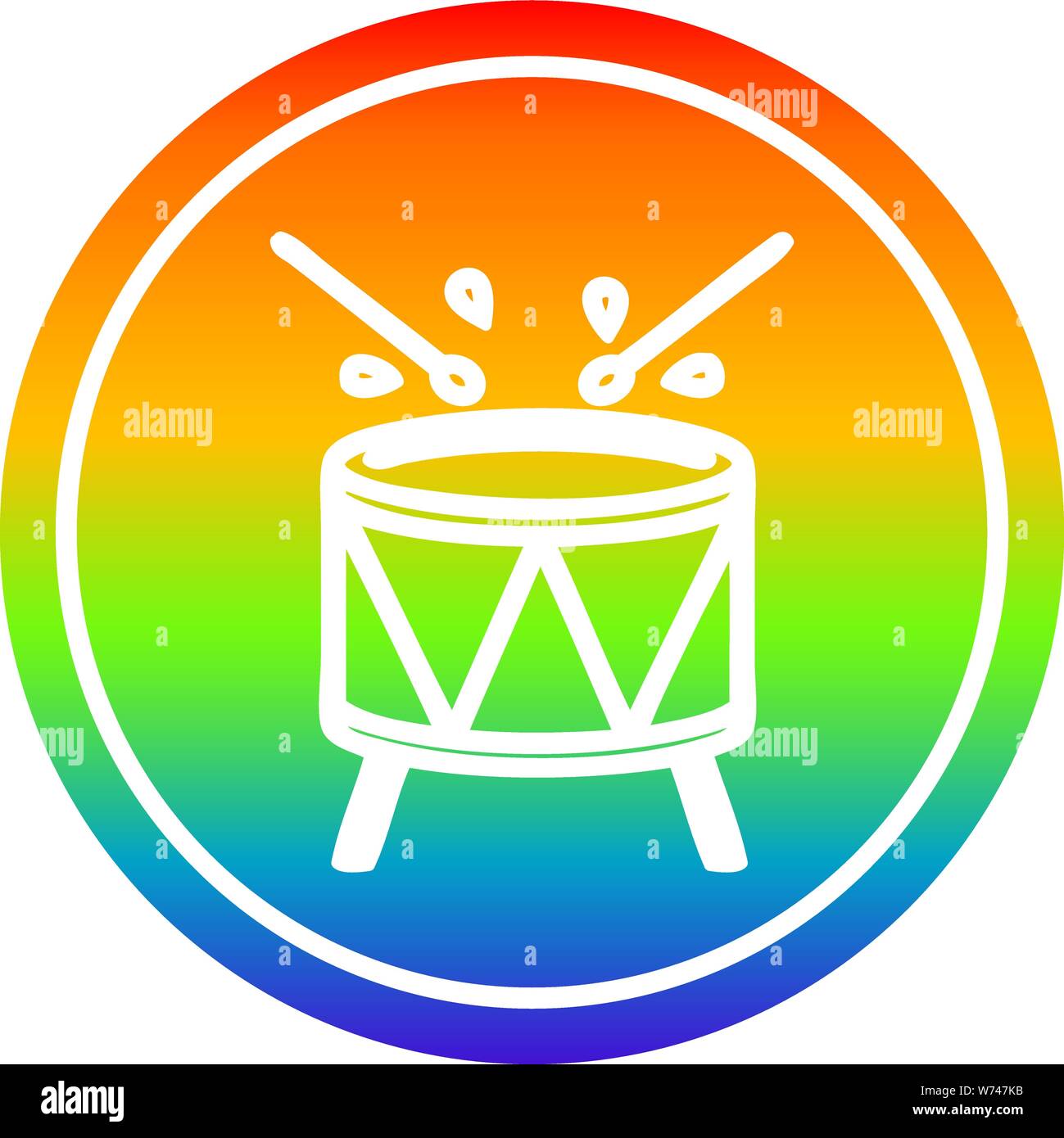 Circular drum Stock Vector Images - Alamy
