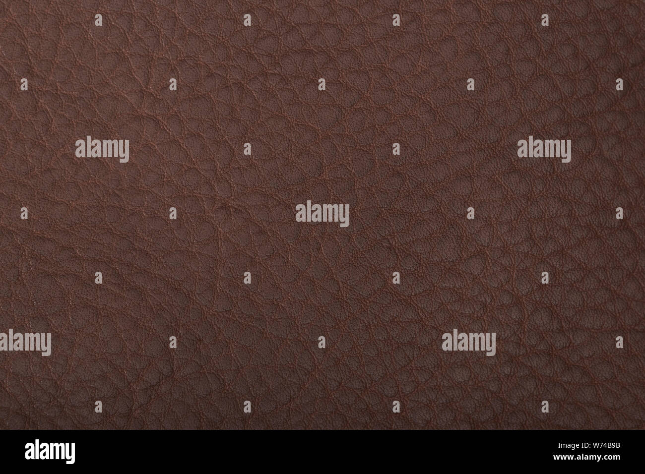 Macro shot of brown leather texture background Stock Photo