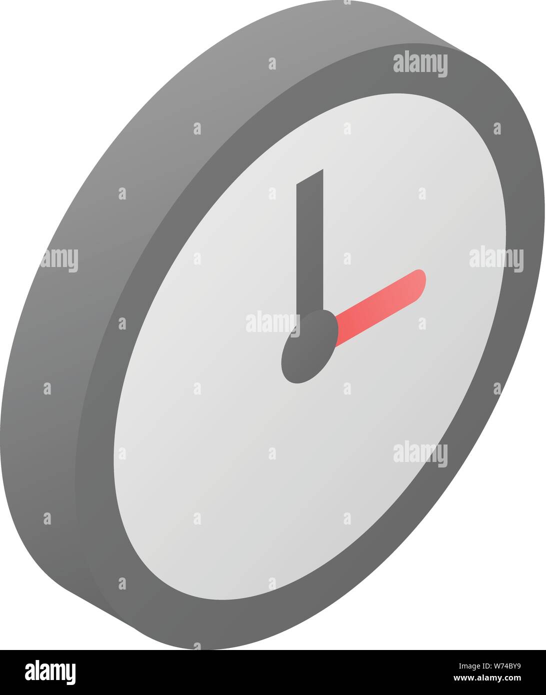 Plastic wall clock icon, isometric style Stock Vector Image & Art Alamy