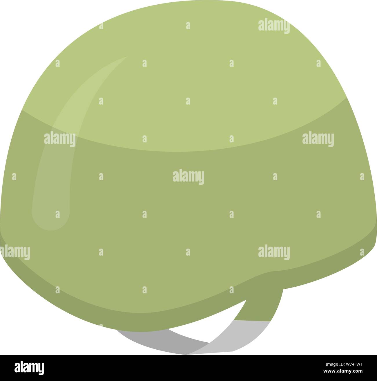 Army helmet icon, isometric style Stock Vector