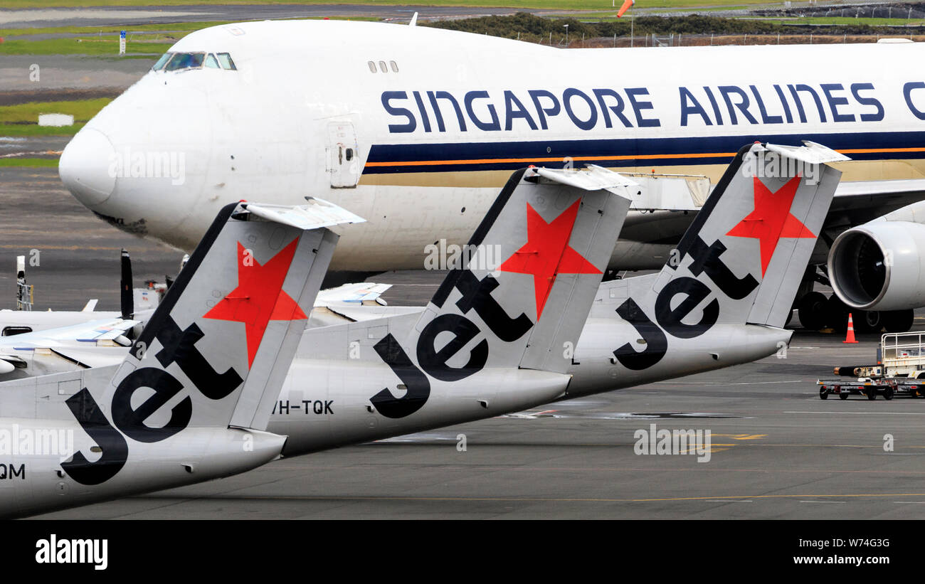 Jetstar Airways (Eastern Australia Airlines) Bombardier Dash 8-Q315 at AKL airport Stock Photo