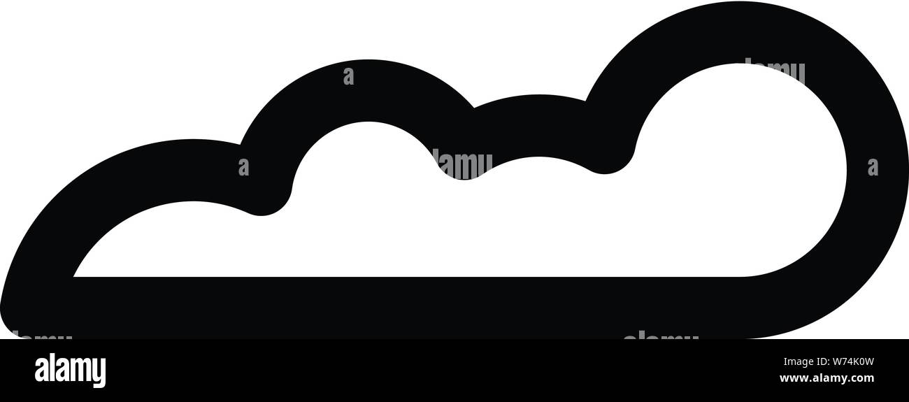Cloud icon, outline style Stock Vector Image & Art - Alamy