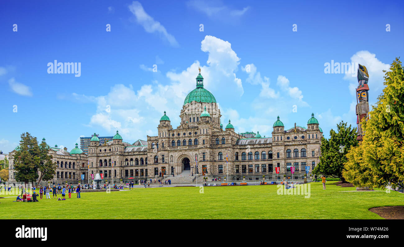 British Columbia Parliament Building Stock Photo