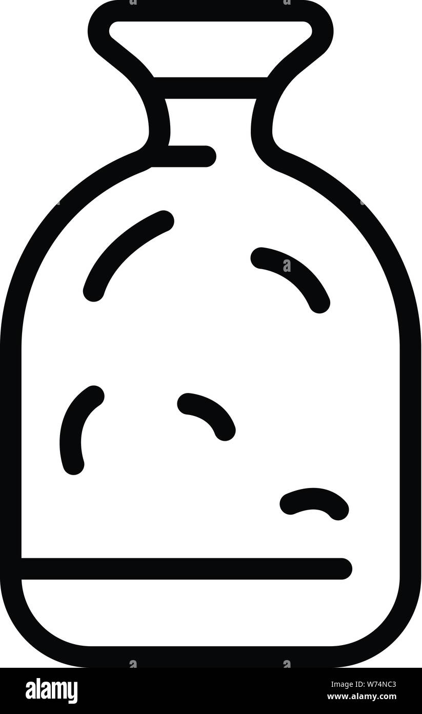 Glass jar icon, outline style Stock Vector Image & Art Alamy